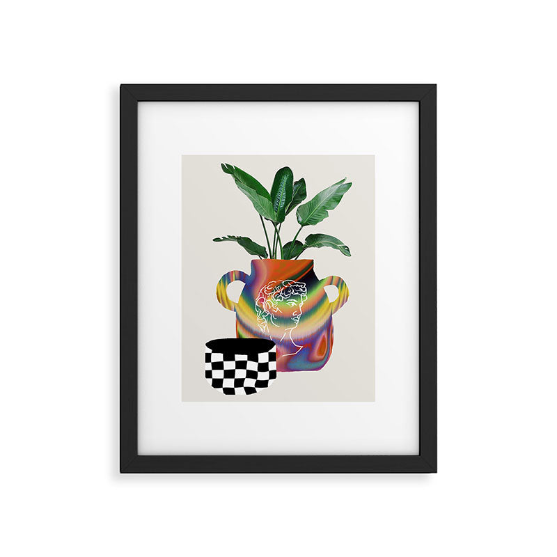 A house plant / Still life Framed Art Print