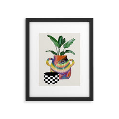 A house plant / Still life Framed Art Print