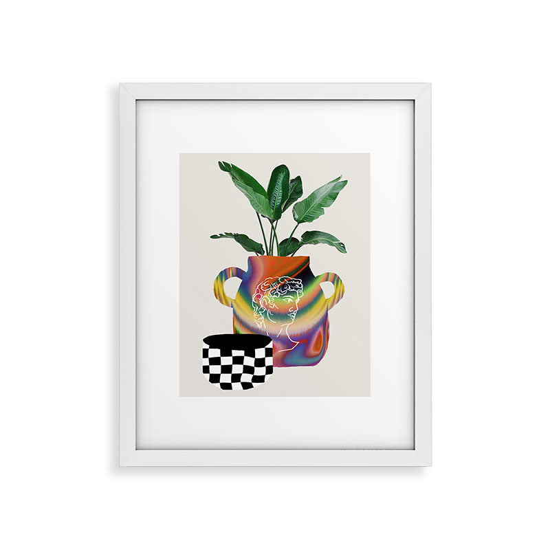A house plant / Still life Framed Art Print