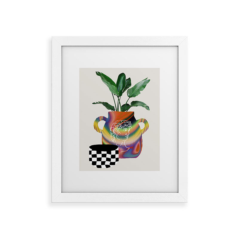 A house plant / Still life Framed Art Print