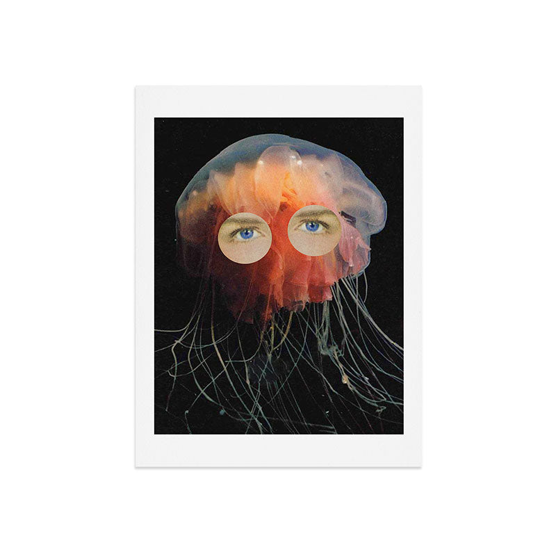 A (very) Jelly Fish Art Print