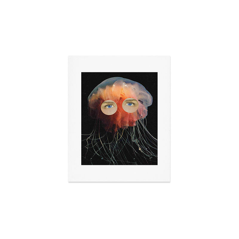 A (very) Jelly Fish Art Print