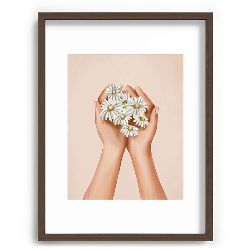A Gentle Gift Framed Art Print