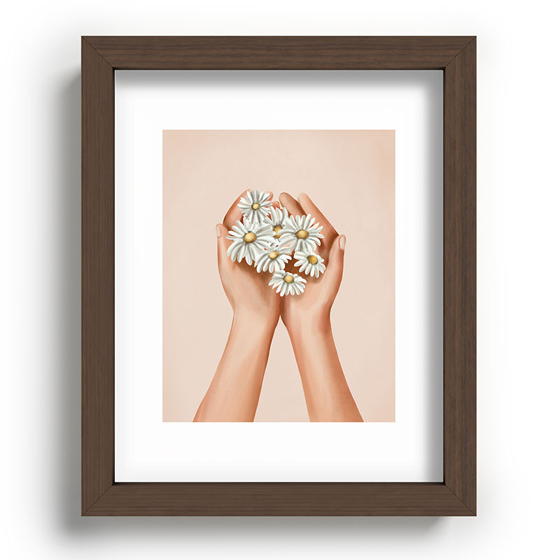 A Gentle Gift Framed Art Print