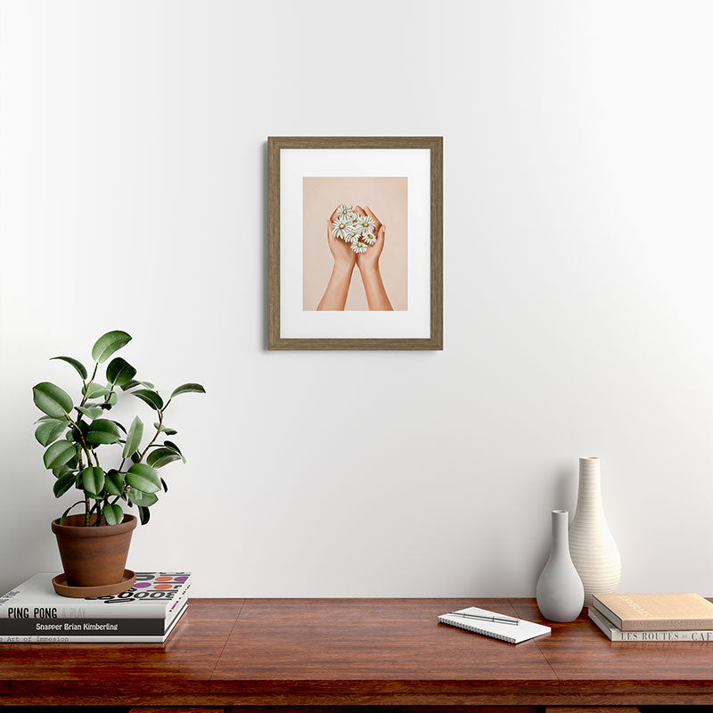 A Gentle Gift Framed Art Print