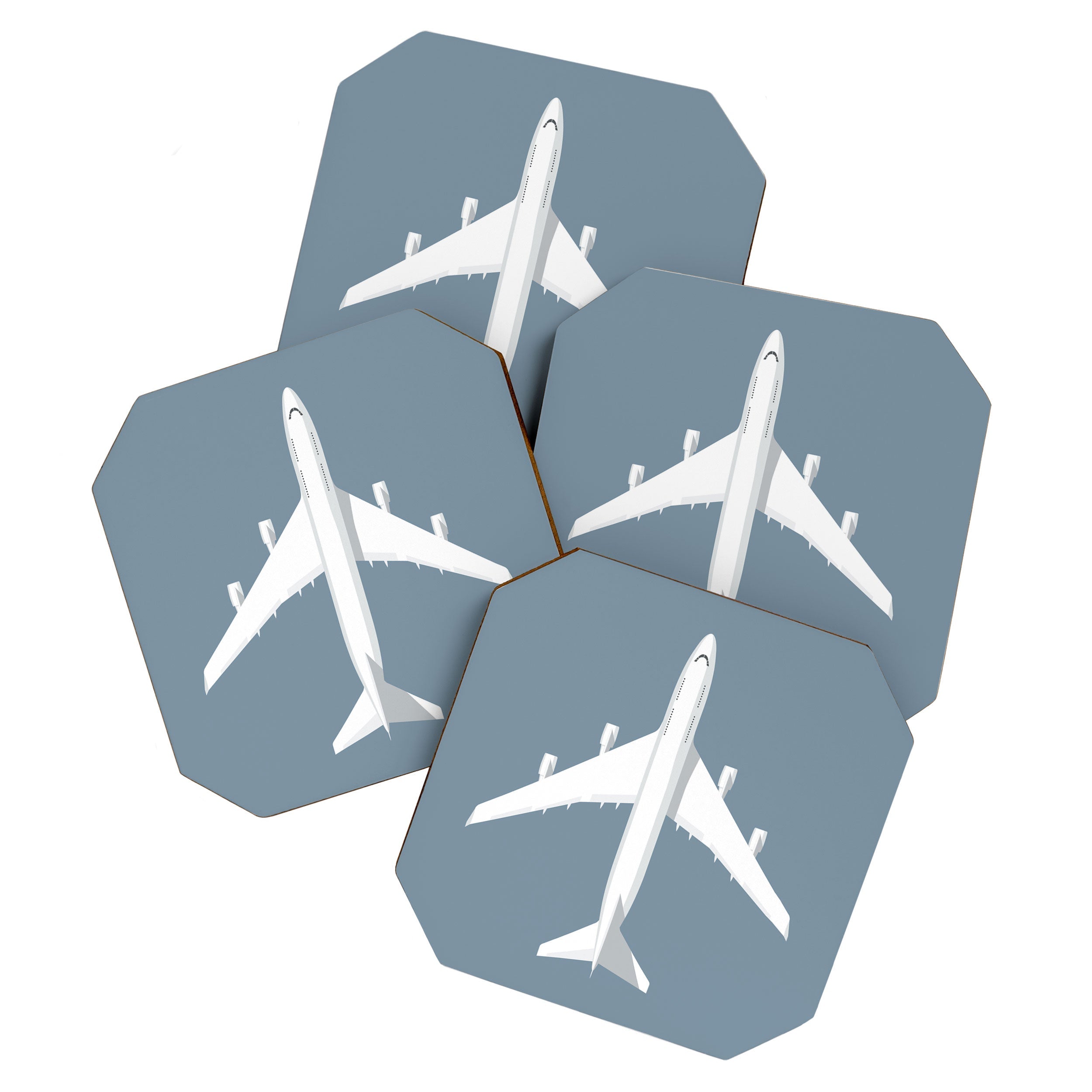 747-400 Jumbo Jet Airliner Aircraft - Slate Coaster