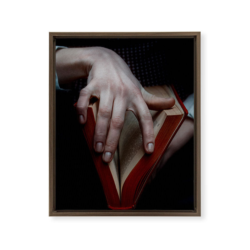 "V" doesn't mean Vendetta Framed Canvas Print