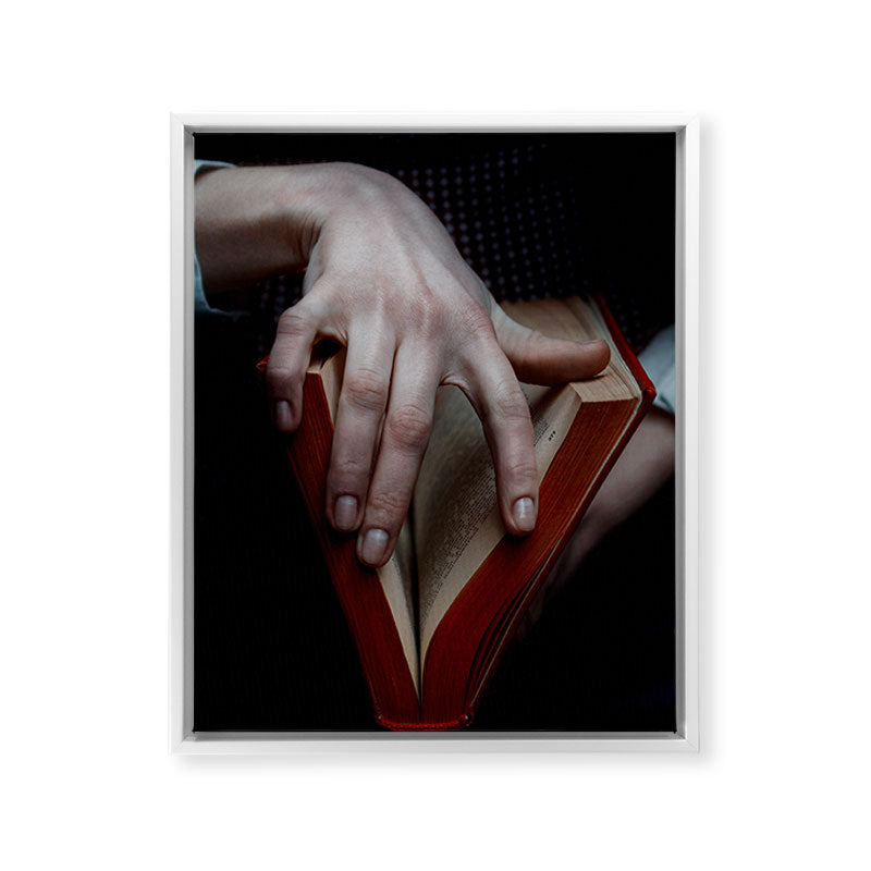 "V" doesn't mean Vendetta Framed Canvas Print