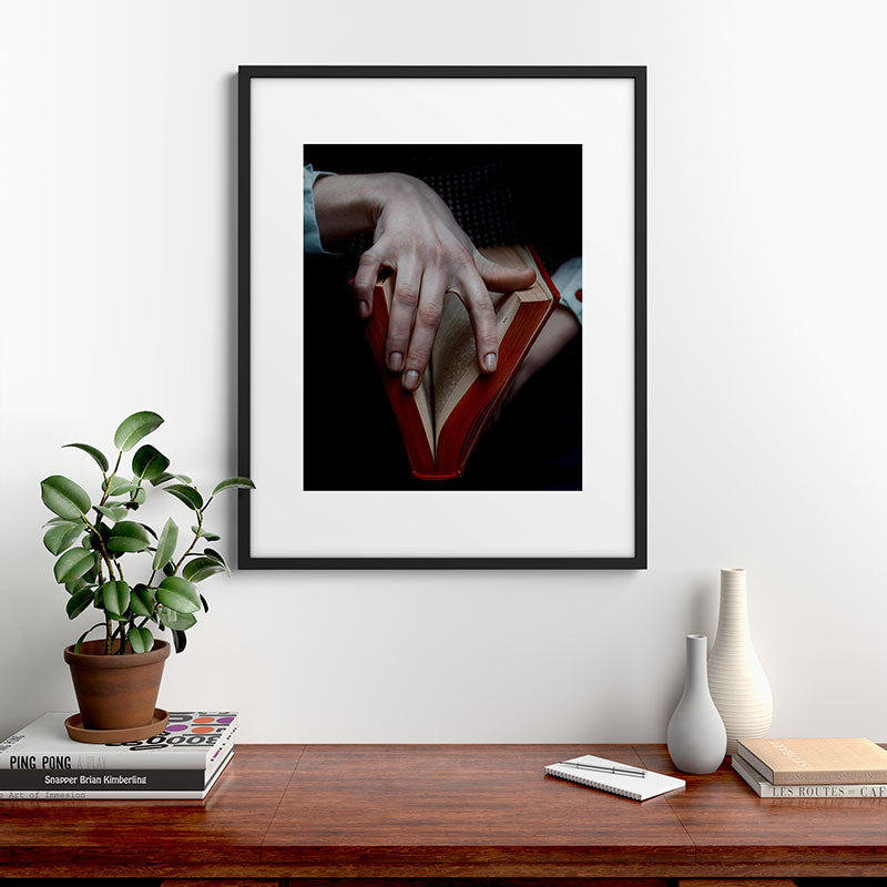 "V" doesn't mean Vendetta Framed Art Print