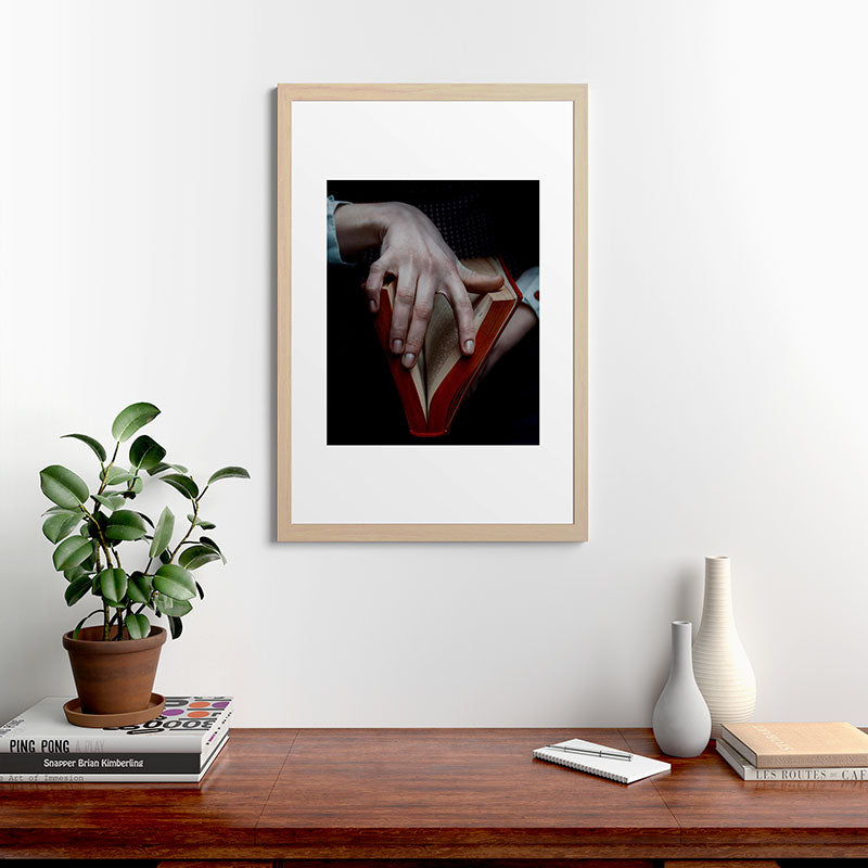 "V" doesn't mean Vendetta Framed Art Print