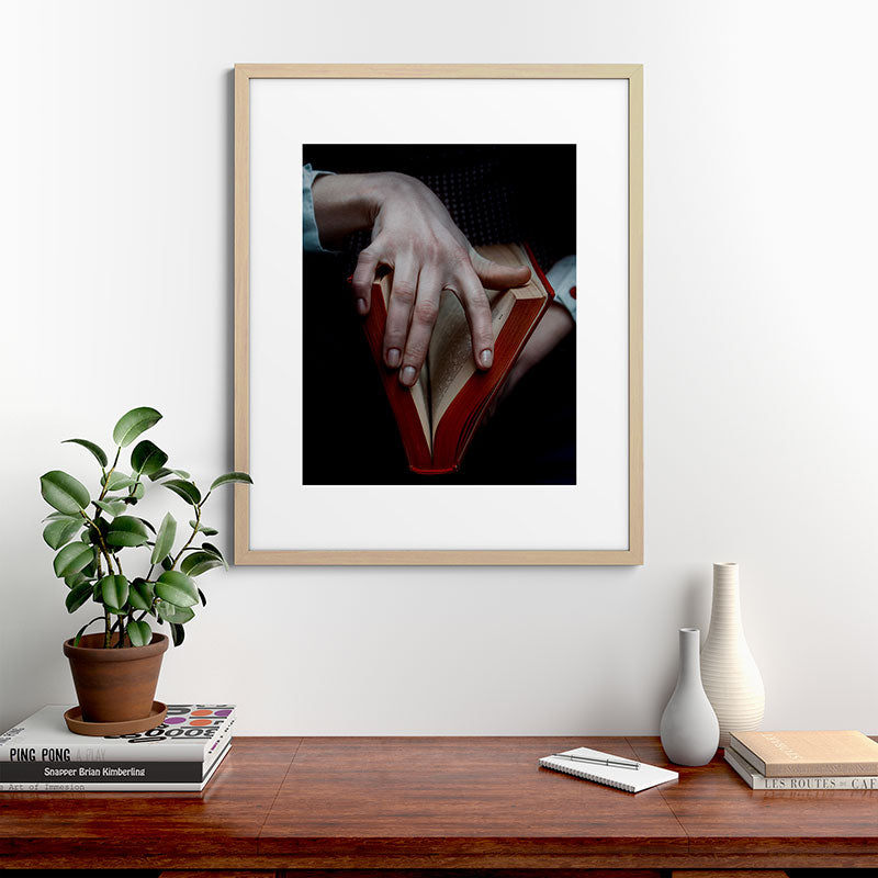 "V" doesn't mean Vendetta Framed Art Print