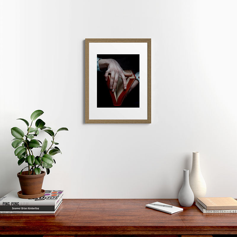 "V" doesn't mean Vendetta Framed Art Print