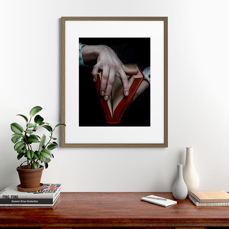 "V" doesn't mean Vendetta Framed Art Print