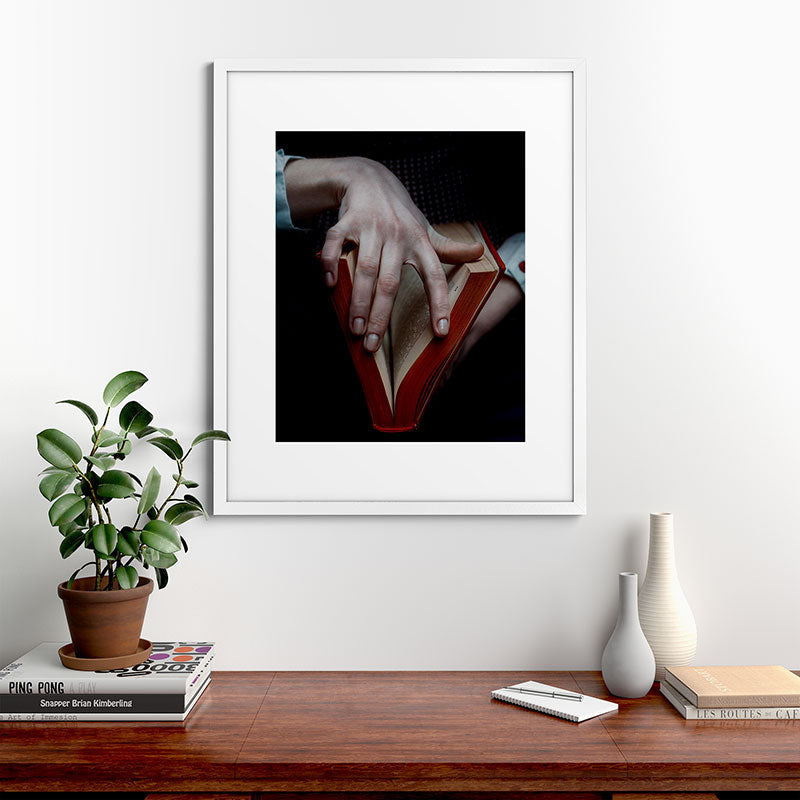 "V" doesn't mean Vendetta Framed Art Print