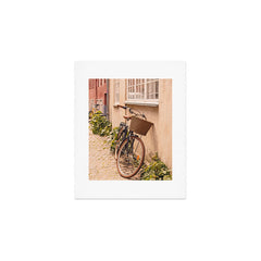 A bicycle in a Copenhagen street | Travel photography | Scandi Europe Scandinavia  Art Print
