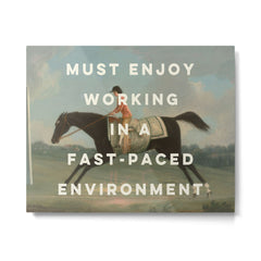 A Fast-Paced Environment Metal Print