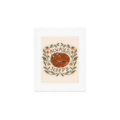 Always Sleepy' Fox Art Print