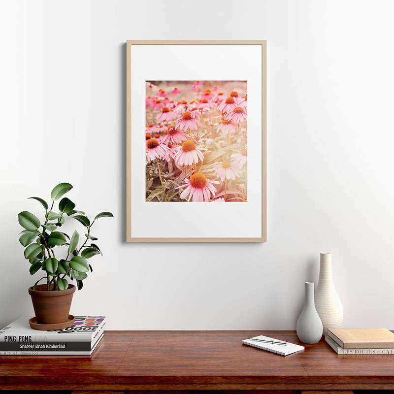 37 Flowers Framed Art Print