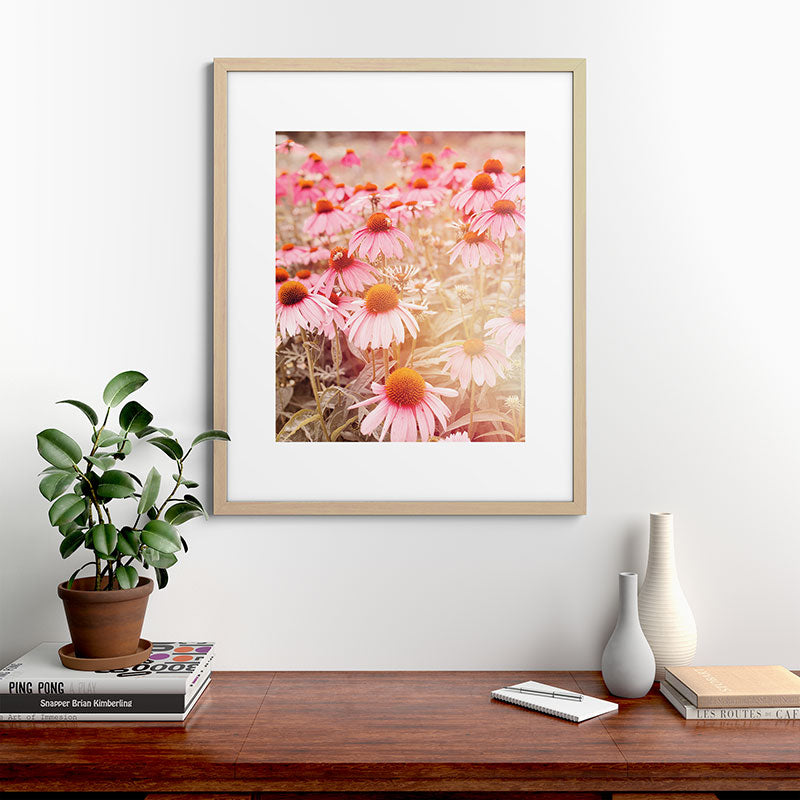 37 Flowers Framed Art Print