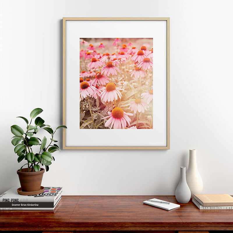 37 Flowers Framed Art Print