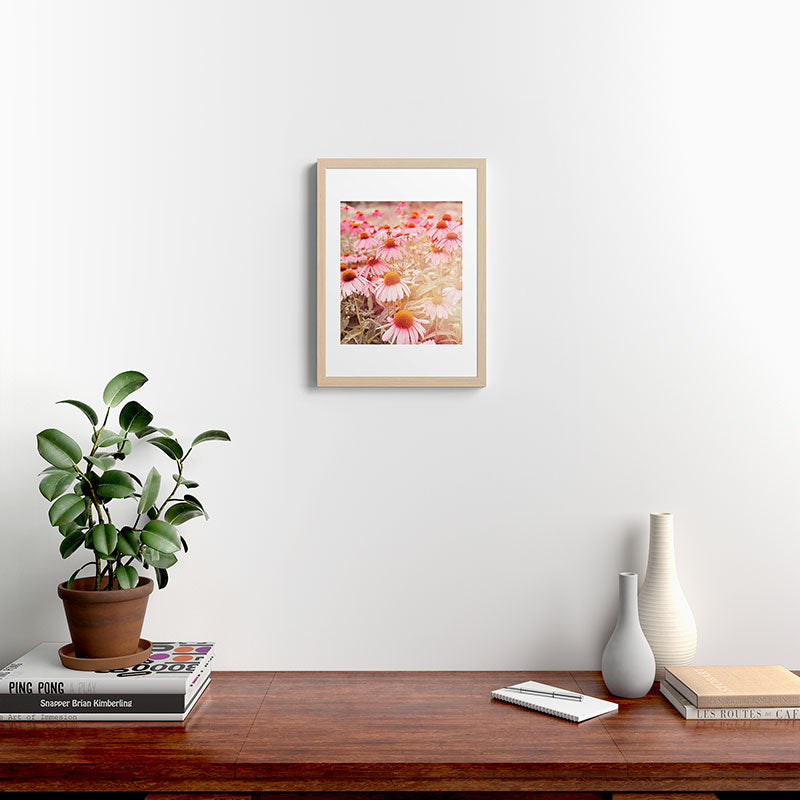 37 Flowers Framed Art Print