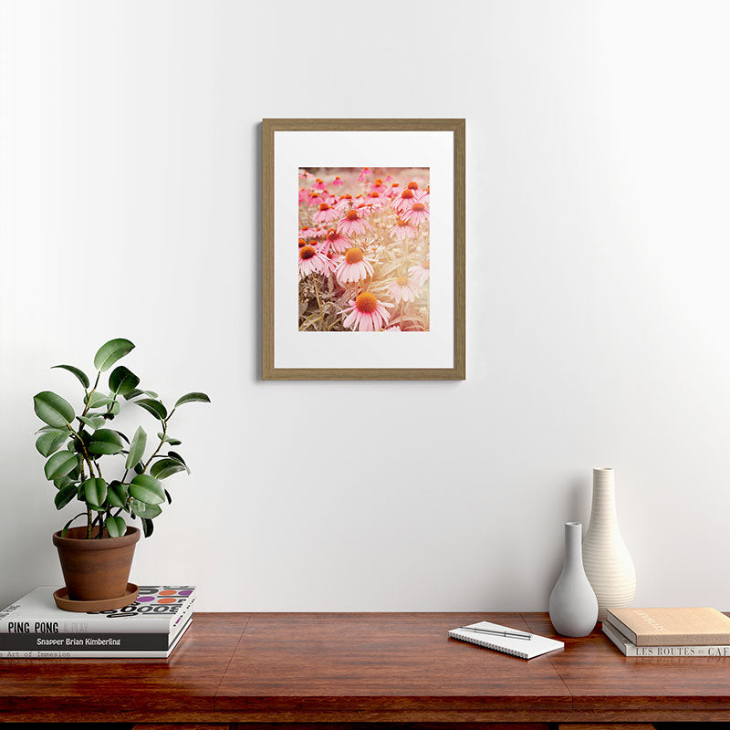 37 Flowers Framed Art Print