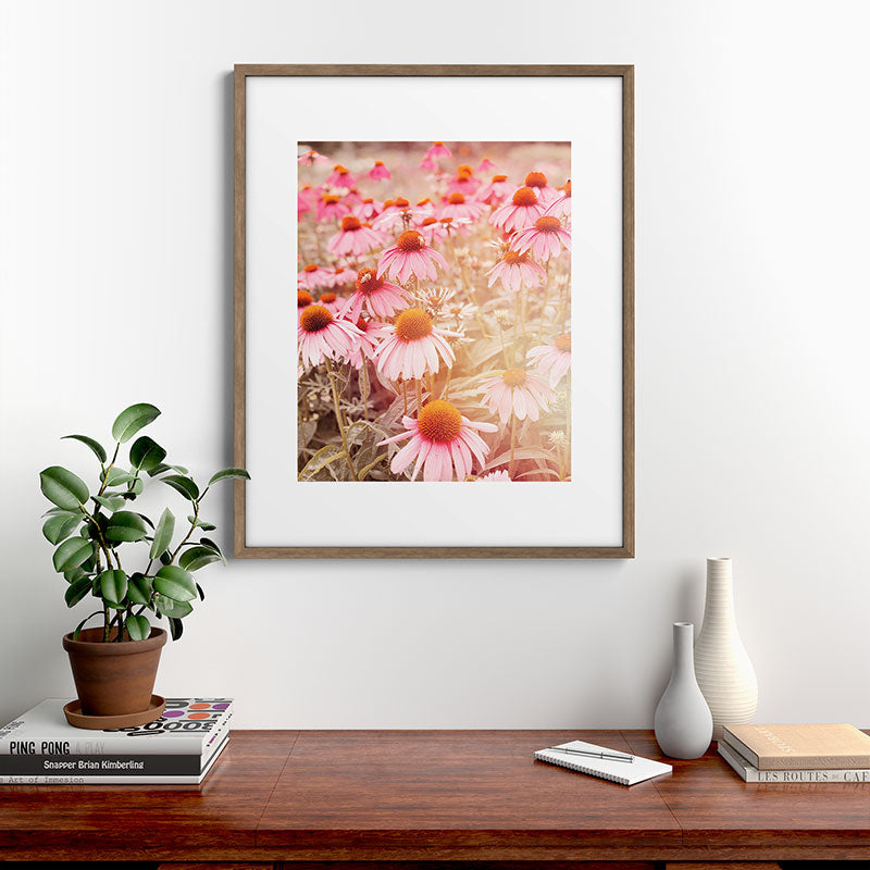37 Flowers Framed Art Print