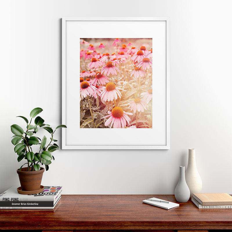 37 Flowers Framed Art Print