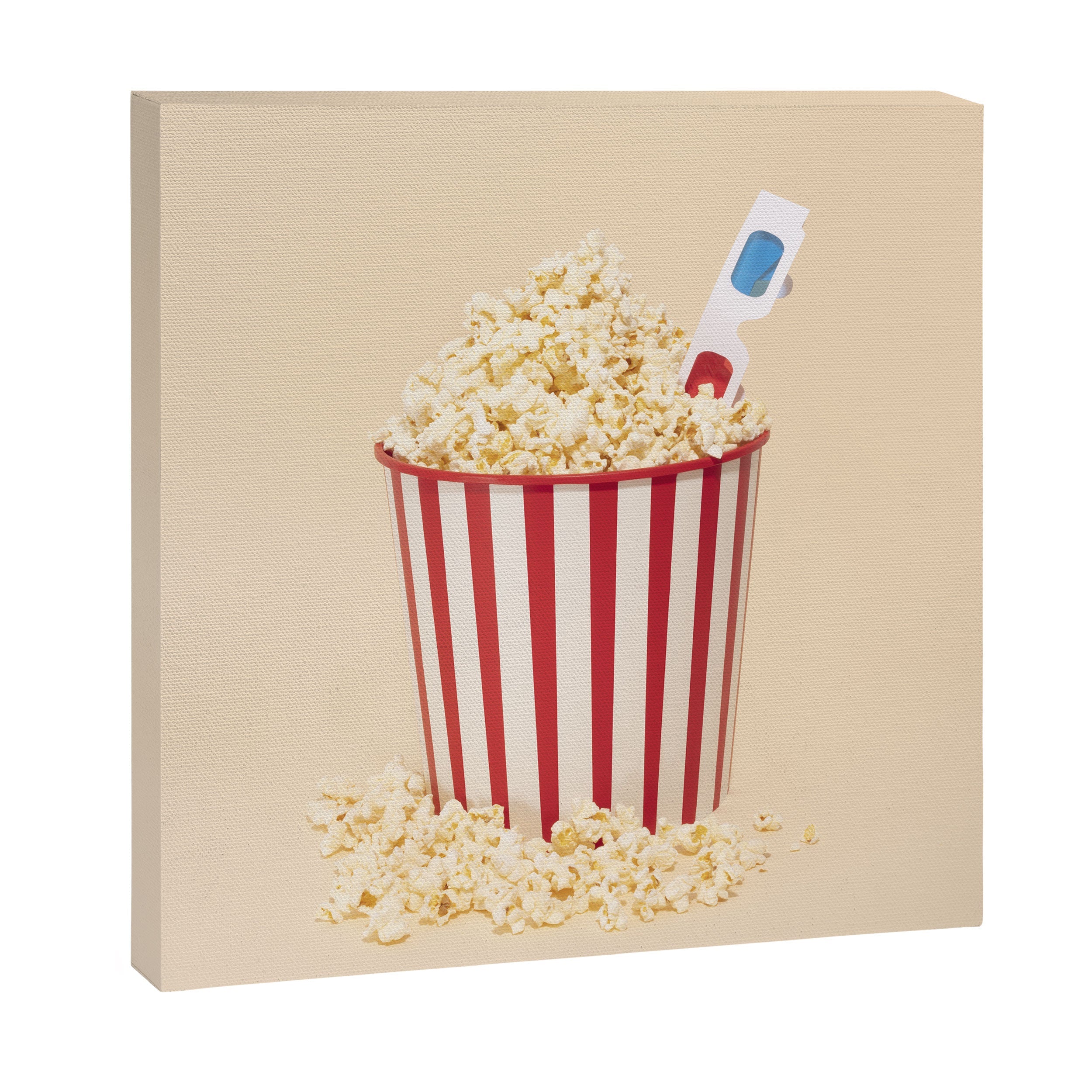 3D movie time Canvas Print