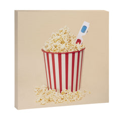 3D movie time Canvas Print