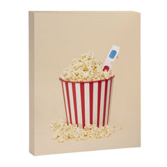 3D movie time Canvas Print