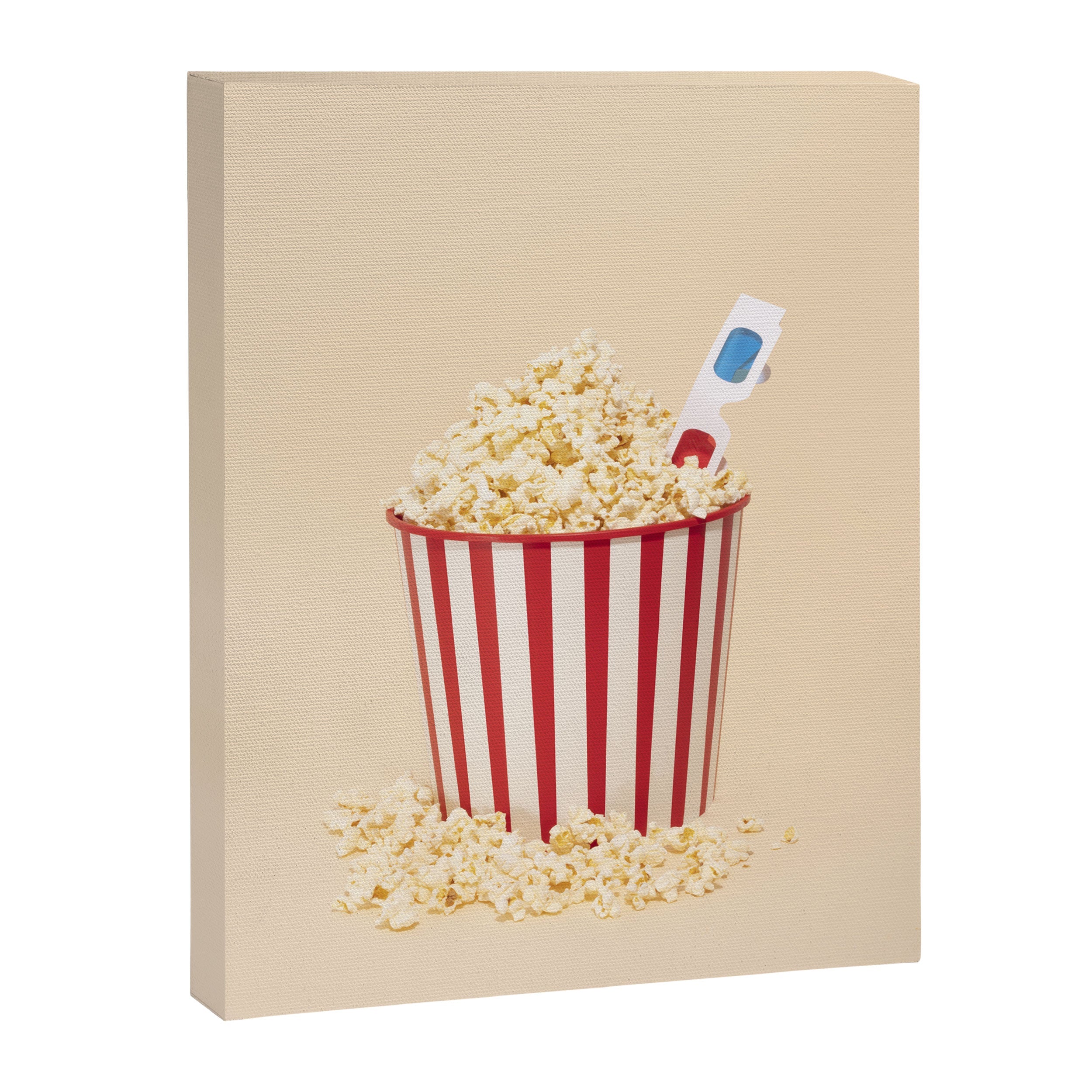 3D movie time Canvas Print