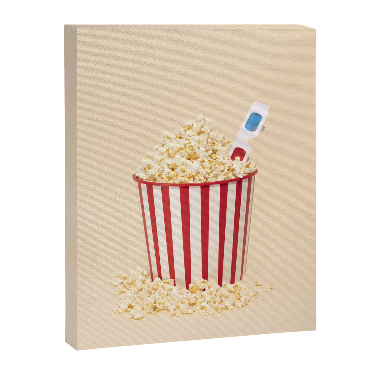 3D movie time Canvas Print