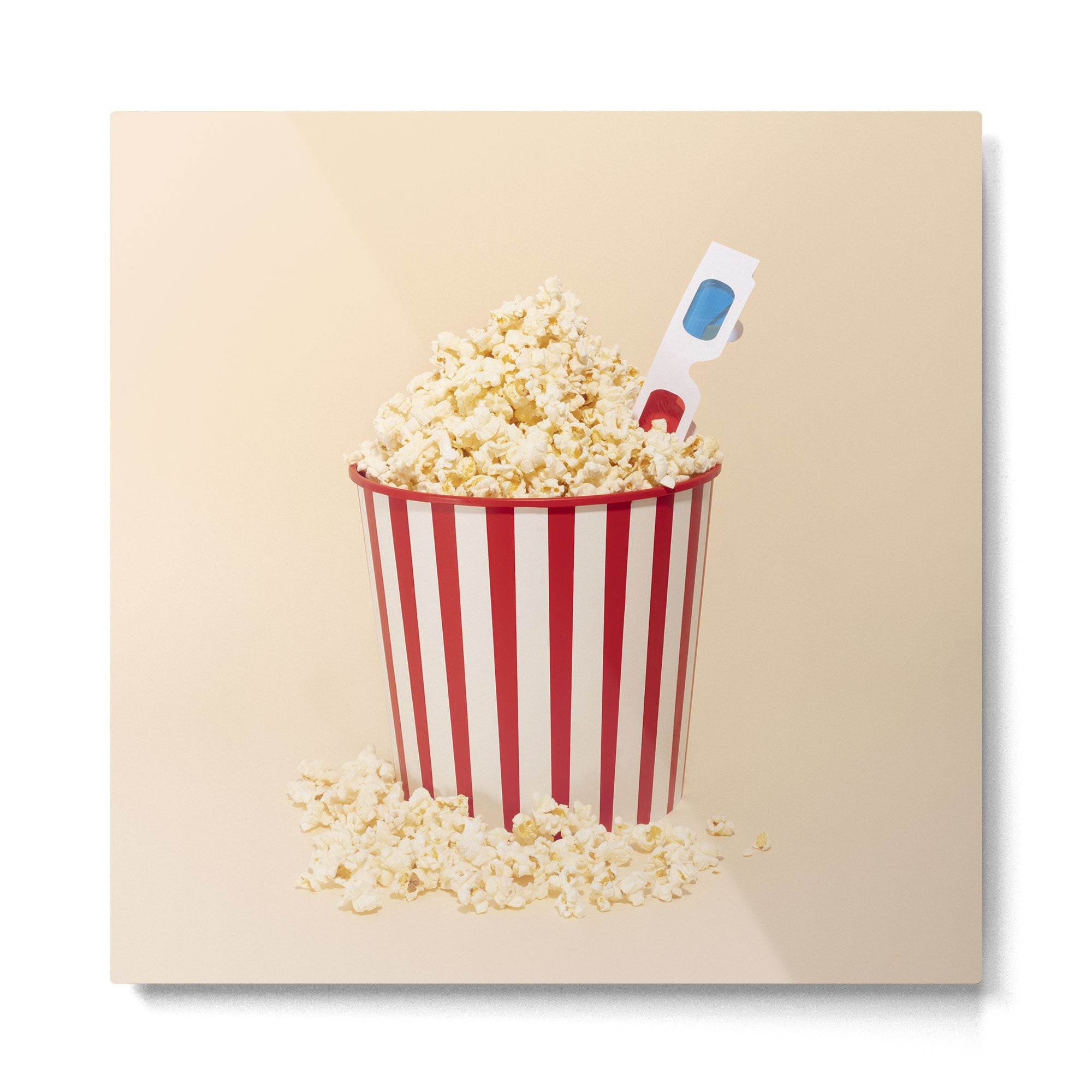 3D movie time Metal Print
