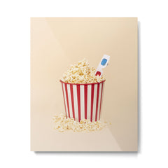 3D movie time Metal Print