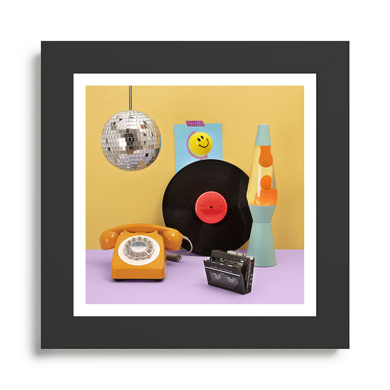 80's vibes Framed Art Print
