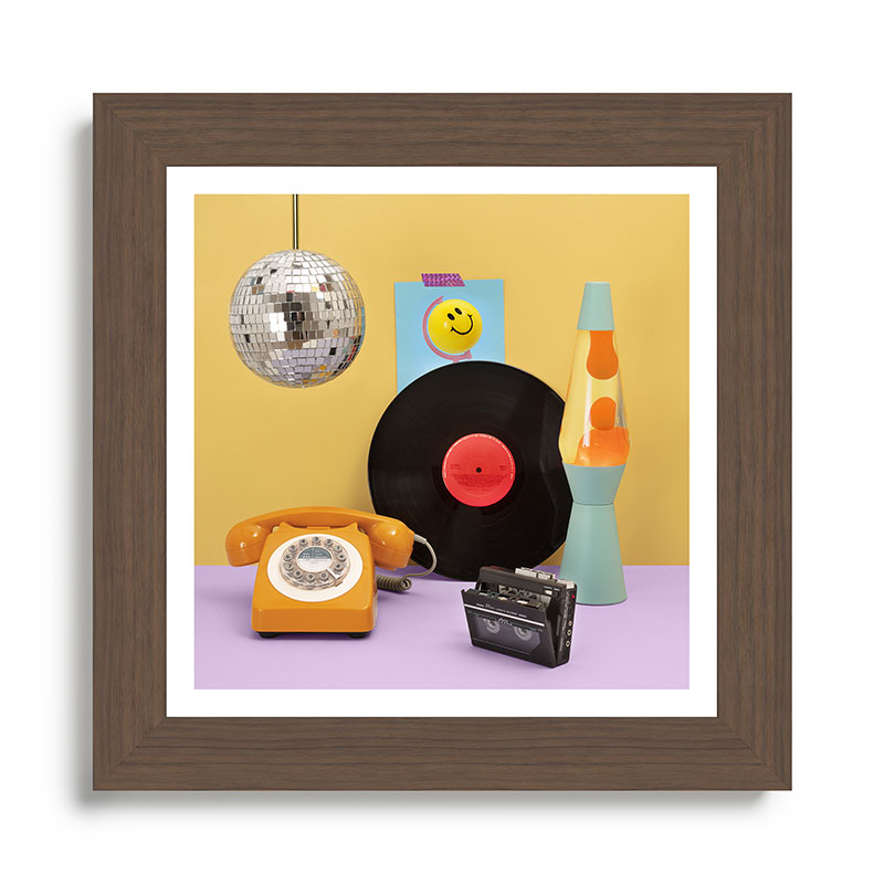 80's vibes Framed Art Print