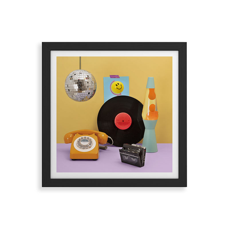 80's vibes Framed Art Print
