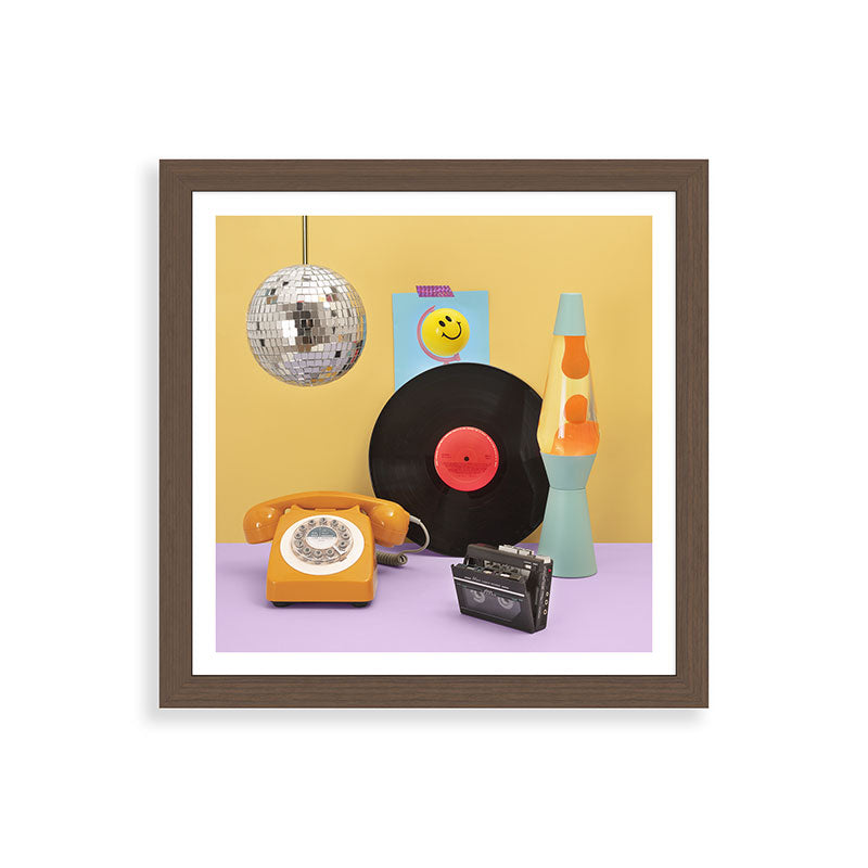 80's vibes Framed Art Print