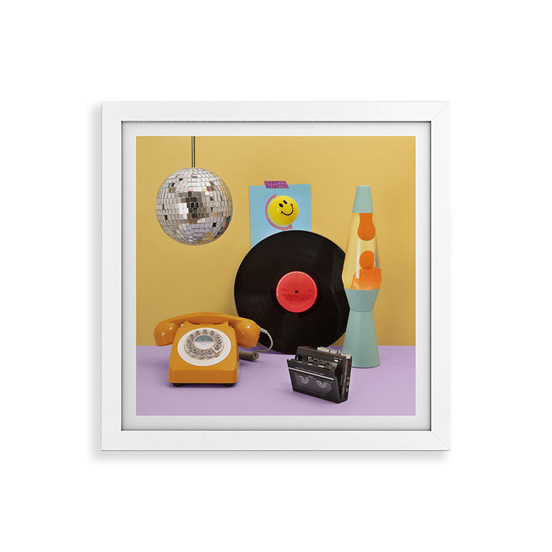 80's vibes Framed Art Print