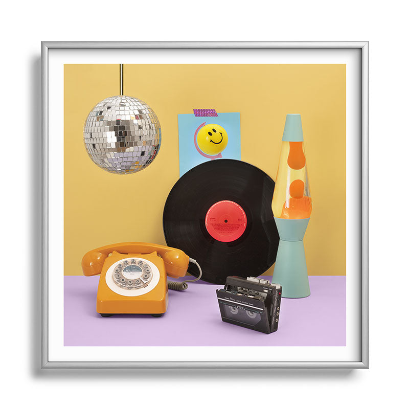 80's vibes Framed Art Print