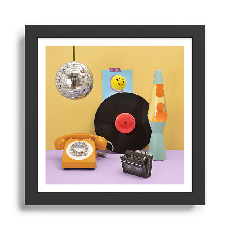 80's vibes Framed Art Print
