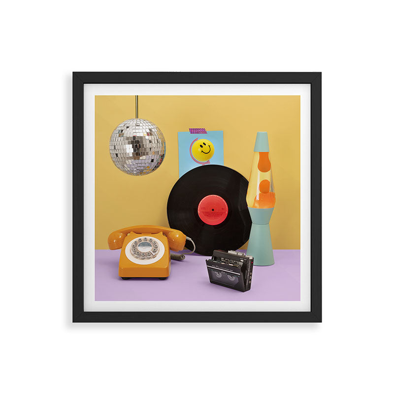 80's vibes Framed Art Print