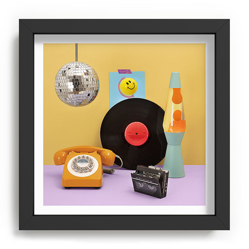 80's vibes Framed Art Print