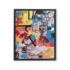 57 Great Jones Street Framed Canvas Print
