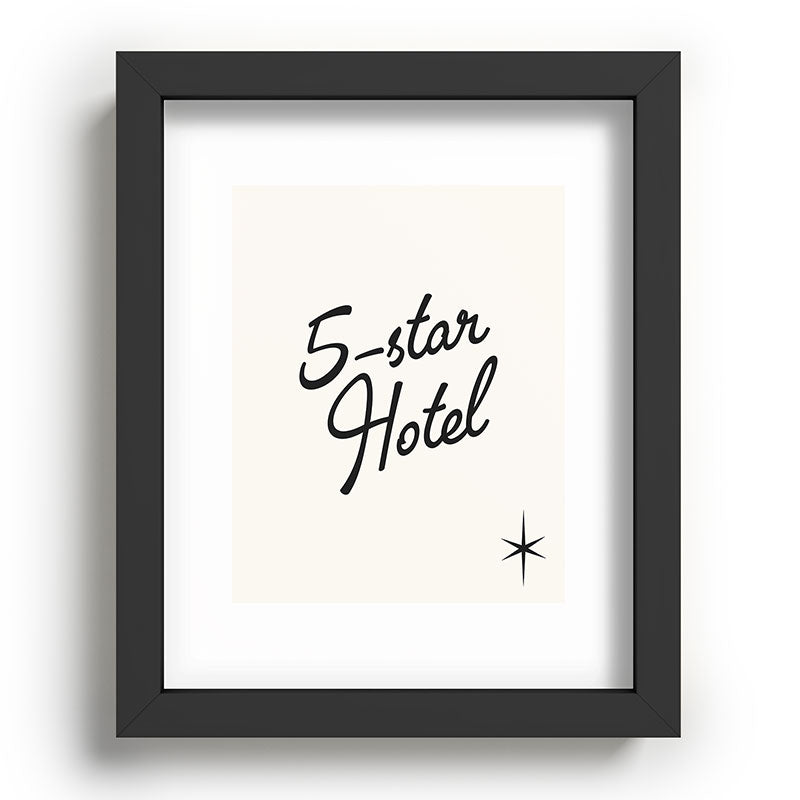 5-star hotel Framed Art Print