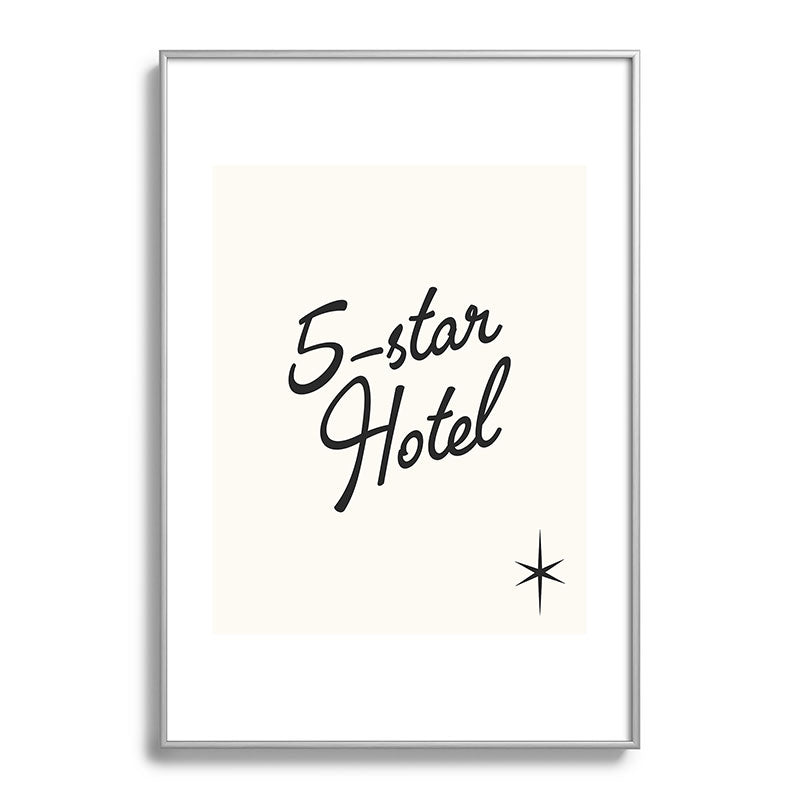 5-star hotel Framed Art Print