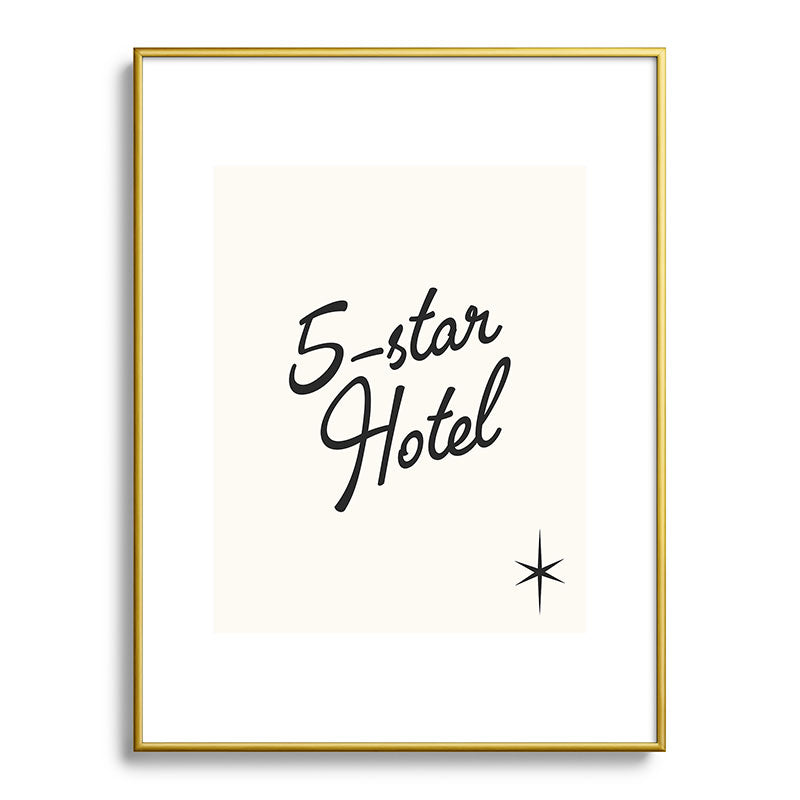 5-star hotel Framed Art Print