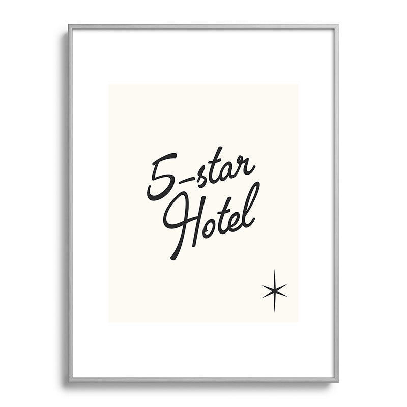 5-star hotel Framed Art Print