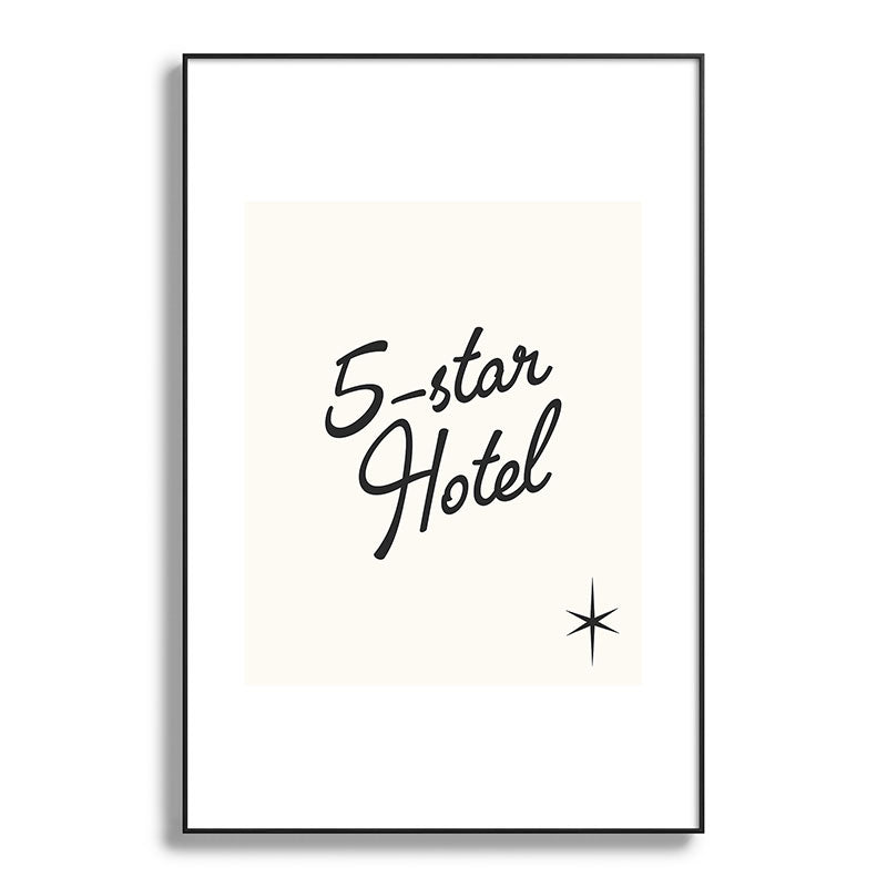 5-star hotel Framed Art Print